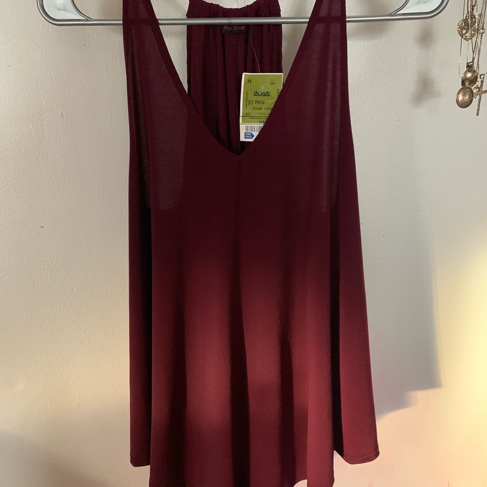 V neck dress tank